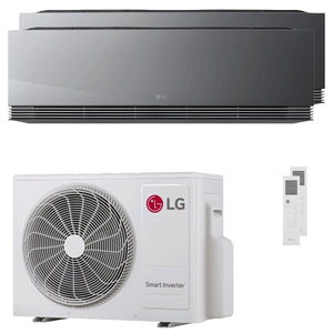 Condizionatore LG ARTCOOL Mirror AI dual split 9000+18000 BTU inverter A+++ wifi unità esterna 5.3 kW