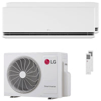 Condizionatore LG DUALCOOL Deluxe AI dual split 9000+18000 BTU inverter A+++ wifi unità esterna 6.15 kW