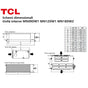 Condizionatore TCL Canalizzabile Serie D quadri split 9000+12000+12000+12000 BTU inverter A++ wifi unità esterna 9.4 kW