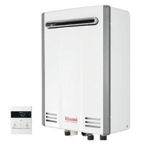 Scaldabagno istantaneo a gas Rinnai Infinity 20e tipo a elettronico camera stagna per esterni 20 l/min. metano
