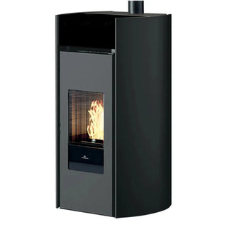 Corpo stufa a pellet Edilkamin Myrna Q Plus 12 kW ad aria canalizzabile con wifi Edilkamin