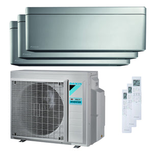 Condizionatore Daikin Stylish trial split 5000+5000+7000 BTU inverter A+++ wifi unità esterna 4,0 kW