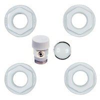 Kit installazione termosifoni radiatori alluminio 1"x3/8"