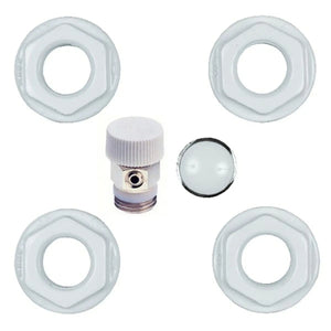 Kit installazione termosifoni radiatori alluminio 1"x3/8" Accessori radiatori