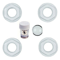 Kit installazione termosifoni radiatori alluminio 1"x3/8" Accessori radiatori