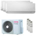 Condizionatore Toshiba Seiya Smart trial split 5000+5000+5000 BTU inverter A++ wifi unità esterna 5.2 kW Toshiba