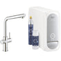 Depuratore acqua Grohe Blue Home set miscelatore lavello cucina + filtro e frigo Grohe