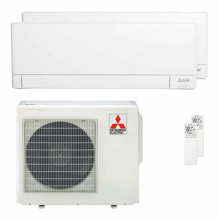 Condizionatore Mitsubishi Electric Serie AY dual split 12000+18000 BTU inverter A++ wifi unità esterna 5.4 kW Mitsubishi Electric