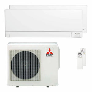 Condizionatore Mitsubishi Electric Serie AY dual split 18000+18000 BTU inverter A++ wifi unità esterna 5.4 kW Mitsubishi Electric