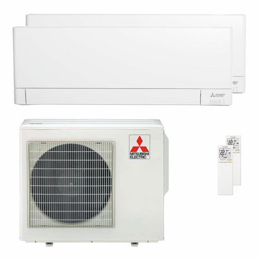 Condizionatore Mitsubishi Electric Serie AY dual split 9000+18000 BTU inverter A++ wifi unità esterna 5.4 kW
