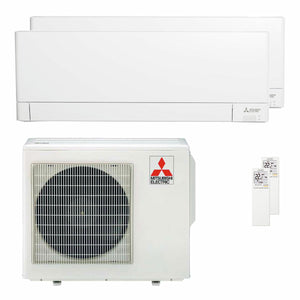 Condizionatore Mitsubishi Electric Serie AY dual split 12000+12000 BTU inverter A++ wifi unità