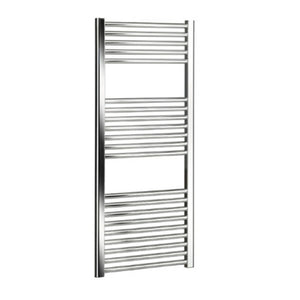 Termoarredo bagno cromato scaldasalviette Ercos opera 1650 x 500 mm. in acciaio colore argento
