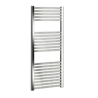 Termoarredo bagno cromato scaldasalviette Ercos opera 1650 x 450 mm. in acciaio colore argento Ercos