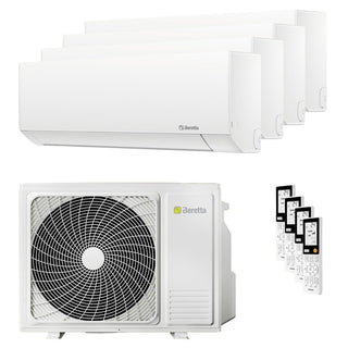 Condizionatore Beretta BREVA E quadri split 9000+9000+9000+9000 BTU inverter A++  unità esterna 7.5 kW