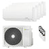 Condizionatore Beretta BREVA E quadri split 9000+9000+9000+9000 BTU inverter A++  unità esterna 7.5 kW