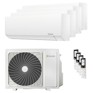 Condizionatore Beretta BREVA E quadri split 9000+9000+9000+12000 BTU inverter A++  unità esterna 7.5 kW