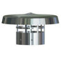 Cappello cinese per scarico fumi caldaia a condensazione diam. 100 mm. inox