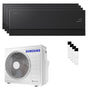 Condizionatore Samsung WindFree Première quadri split 7000+7000+7000+12000 BTU inverter A++ wifi unità esterna 8 kW Soapstone Charcoal