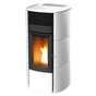 Stufa a pellet MCZ Club Hydromatic 18 M2 18 kW ad acqua bianca MCZ