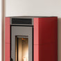 Stufa a pellet Cadel Cristal 6 ad aria 5,5 kW - WiFi ROSSO Cadel
