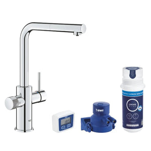 Depuratore acqua Grohe Blue Pure Minta - kit miscelatore lavello cucina + filtro Grohe