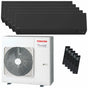 Condizionatore Toshiba SHORAI Edge Black penta split 9000+9000+9000+9000+9000 BTU inverter A++ wifi unità esterna 10 kW Toshiba