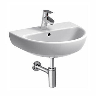 Lavabo 60 Geberit Selnova 60 cm monoforo sospeso bianco lucido