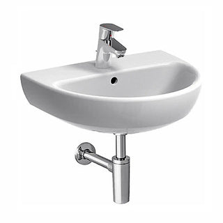 Lavabo 60 Geberit Selnova 60 cm monoforo sospeso bianco lucido Geberit