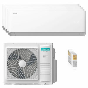 Condizionatore Hisense Uni HB penta split 7000+7000+7000+9000+9000 BTU inverter A++ wifi unità esterna 10 kW Hisense