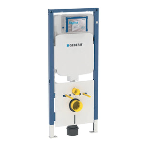 Cassetta incasso Geberit Sigma 8 con modulo d'installazione Duofix per vaso sospeso 114 cm