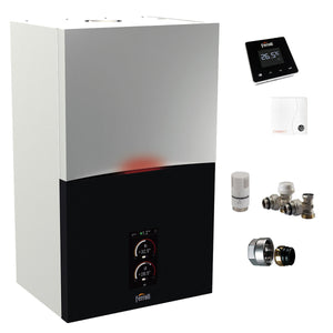 Caldaia a condensazione Ferroli Bluehelix Maxima 28 C + Comando Connect 24 kW A+ metano GPL aria propanata