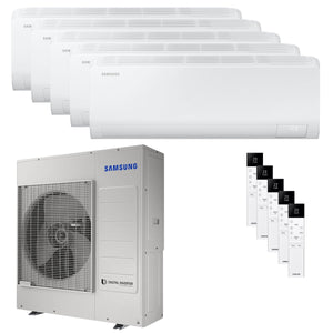 Condizionatore Samsung Cebu S2 penta split 9000+9000+9000+9000+18000 BTU inverter A++ wifi unità esterna 10 kW