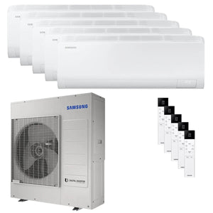 Condizionatore Samsung Cebu S2 penta split 9000+9000+9000+9000+12000 BTU inverter A++ wifi unità esterna 10 kW