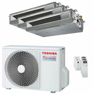Condizionatore Toshiba Canalizzabile U2 trial split 7000+7000+16000 BTU inverter A+++  unità esterna 5.2 kW Toshiba