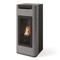 Stufa a pellet Edilkamin Tera H 25 Evo 25 kW WiFi Idro Grigio Chiaro opaco Edilkamin