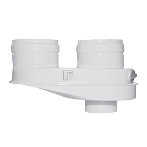 Kit sdoppiatore tubi aria/fumi 80/80 mm per scaldabagno Ferroli KONA Ferroli