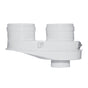 Kit sdoppiatore tubi aria/fumi 80/80 mm per scaldabagno Ferroli KONA Ferroli
