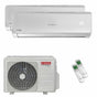 Condizionatore Ariston ALYS R32 dual split 9000+9000 BTU inverter A++  unità esterna 5.3 kW Ariston
