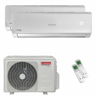 Condizionatore Ariston ALYS R32 dual split 12000+12000 BTU inverter A++  unità esterna 5.3 kW Ariston