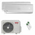 Condizionatore Ariston ALYS R32 dual split 12000+12000 BTU inverter A++  unità esterna 5.3 kW Ariston