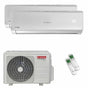 Condizionatore Ariston ALYS R32 dual split 9000+18000 BTU inverter A++  unità esterna 5.3 kW Ariston