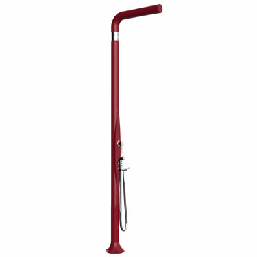 Doccia da giardino Arkema Funny Yang con doccino estraibile Rosso