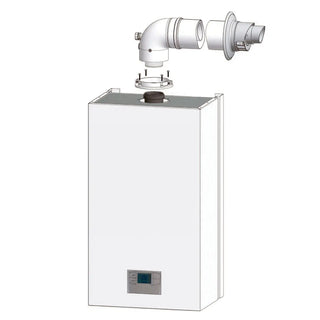 Kit installazione caldaia con scarico fumi coassiale universale, defangatore, dosatore di polifosfati e cartuccia neutralizzante Stabile
