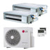 Condizionatore LG Canalizzabile CL dual split 9000+12000 BTU inverter A+++  unità esterna 4.1 kW