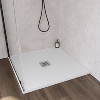 Piatto doccia Ercos Stone 900x900 Quadrato Bianco Opaco