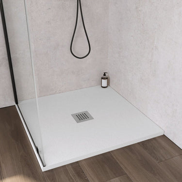 Piatto doccia Ercos Stone 900x900 Quadrato Bianco Opaco