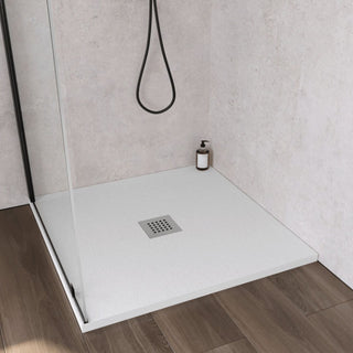 Piatto doccia Ercos Stone 800x800 Quadrato Bianco Opaco