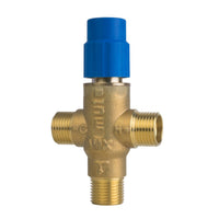 Valvola miscelatrice termostatica MUT TWR-RA Ø3/4" 30÷60°C con bocchettoni