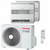 Condizionatore Toshiba Console J2 dual split 12000+12000 BTU inverter A++ unità esterna 5,2 kW