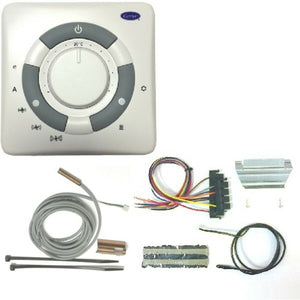 Kit completo comando tipo "a" + kit installazione + sonda minima temperatura per ventilconvettore Carrier
